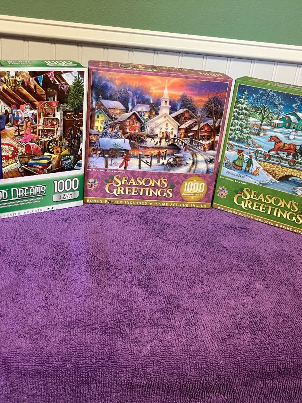 A Bundle of 3 Masterpiece Puzzles